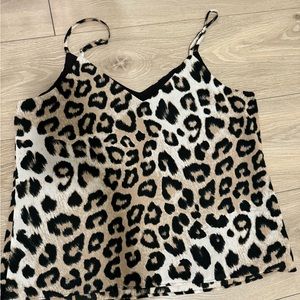 Banana republic cheetah print tank top
